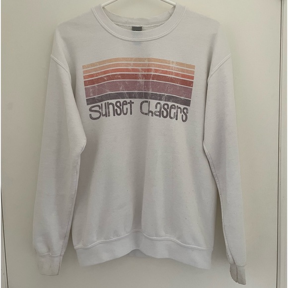 Sunset Chasers White Hoodie - Picture 2 of 6